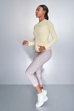 Dash and Stars Camiseta manga larga amarillo