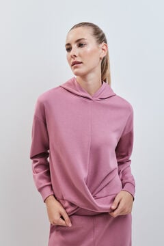 Dash and Stars Roze duks sa kapuljačom mekan na dodir