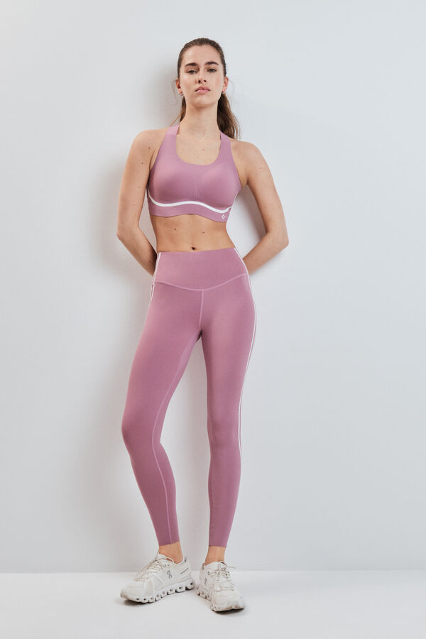 Dash and Stars Roze COMPRESSIVE duge helanke pink