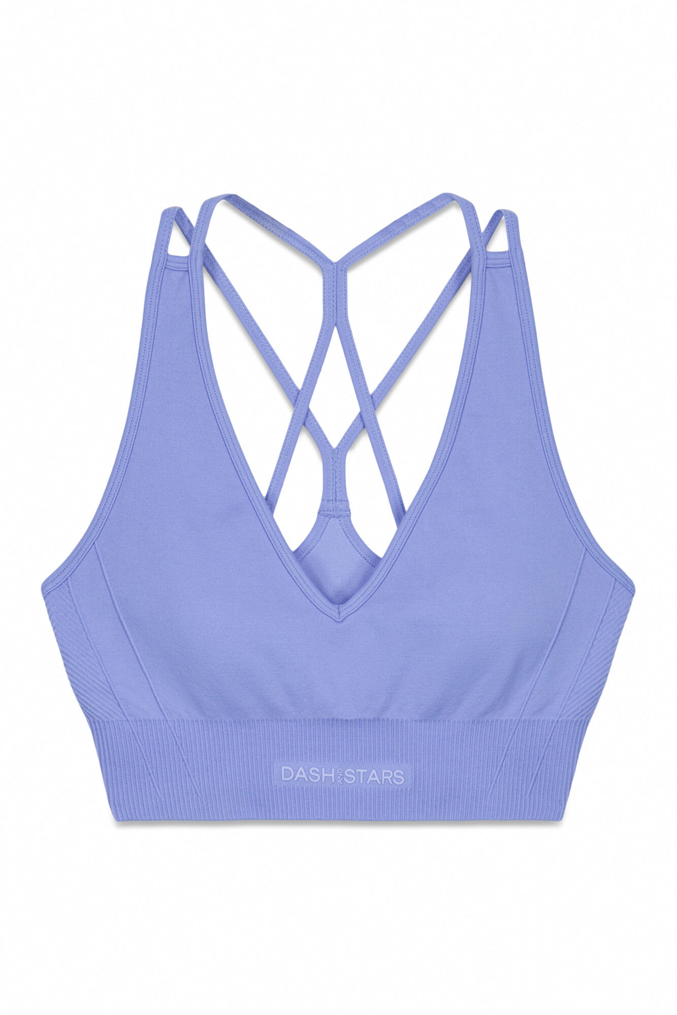 Dash and Stars Plavi sportski SEAMLESS COMFORT grudnjak