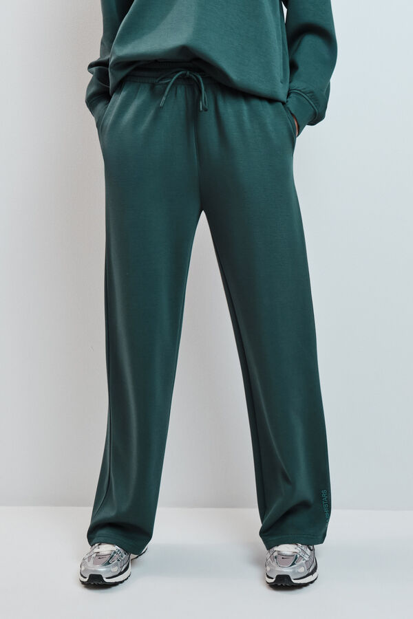 Dash and Stars Zelene duge &scaron;iroke pantalone green