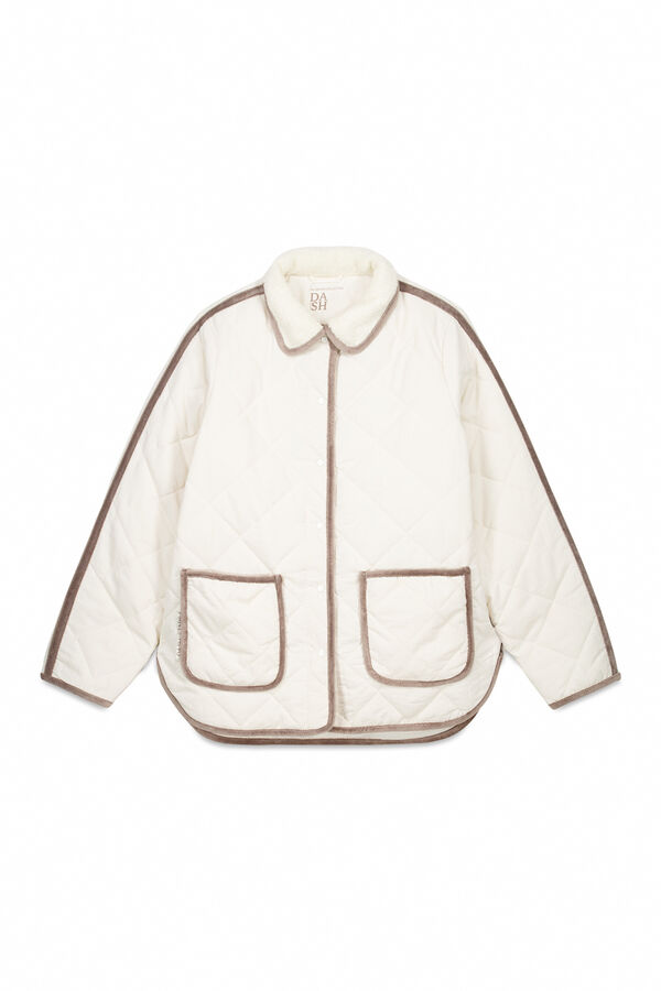 Dash and Stars Bež štepana jakna sa dijamantima beige