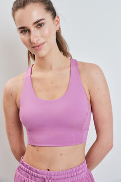 Dash and Stars Roza 4D Stretch sportski grudnjak