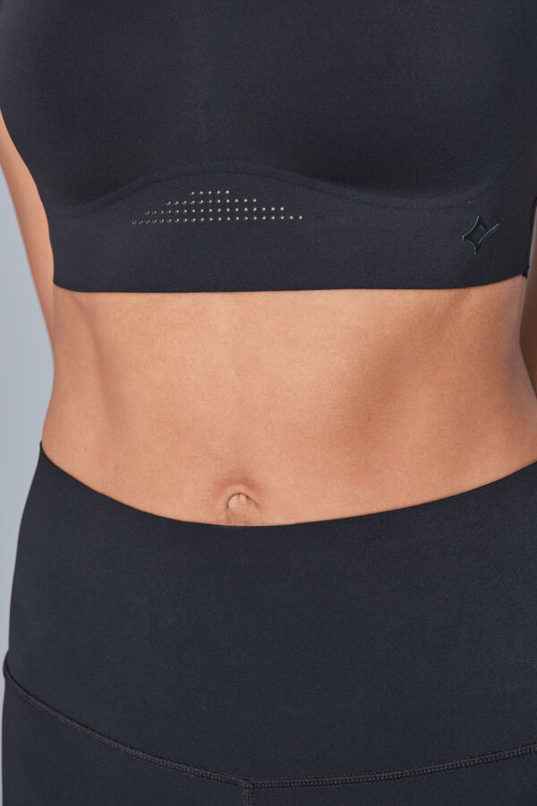 Dash and Stars Kapri kompresivne helanke crne boje black