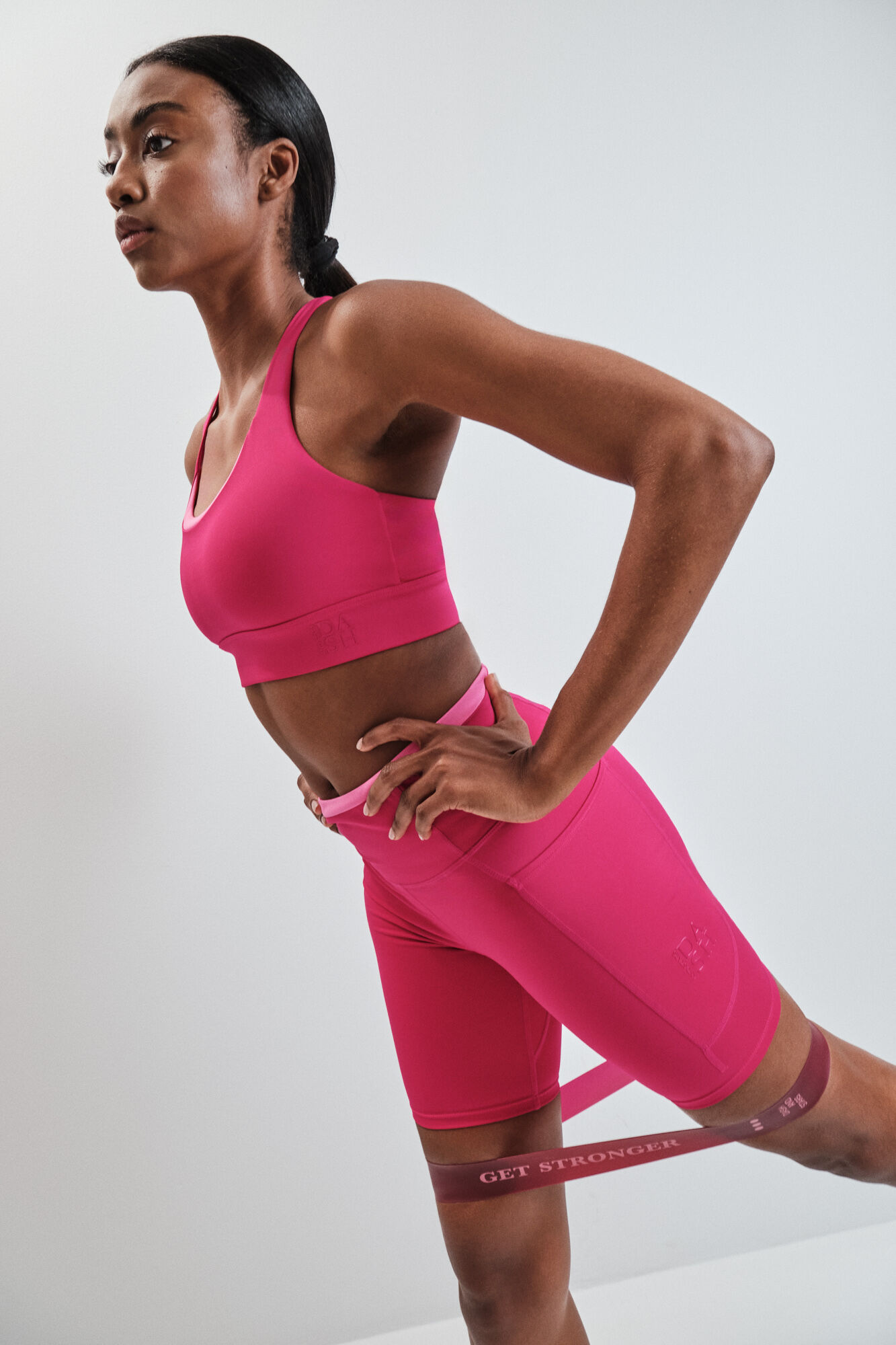 Dash and Stars R&oacute;zsasz&iacute;n biciklis 4D STRETCH leggings
