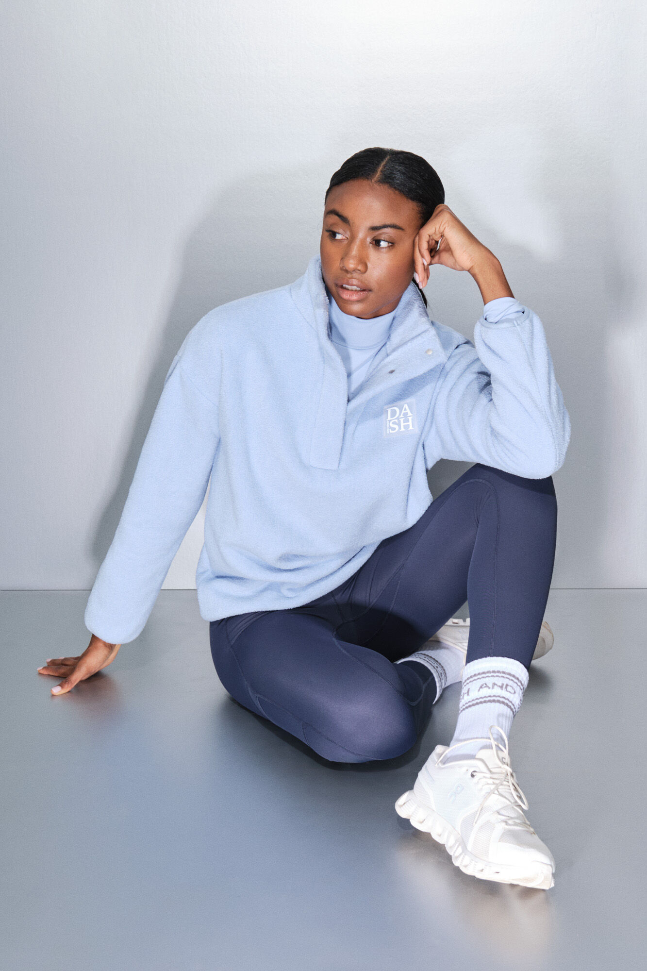 Dash and Stars Bebi plava flis rajsfer&scaron;lus sa duks