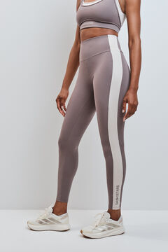 Dash and Stars Braon duge helanke 4D STRETCH sa kontrastom