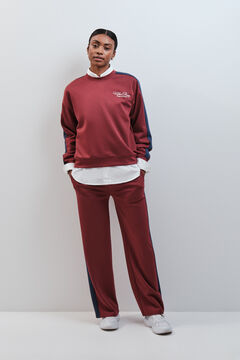 Dash and Stars Bordo duge &scaron;iroke pantalone mekog dodira
