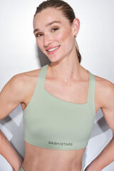 Dash and Stars Soutien-gorge de soutien-gorge de sport vert SOFT MOVE vert