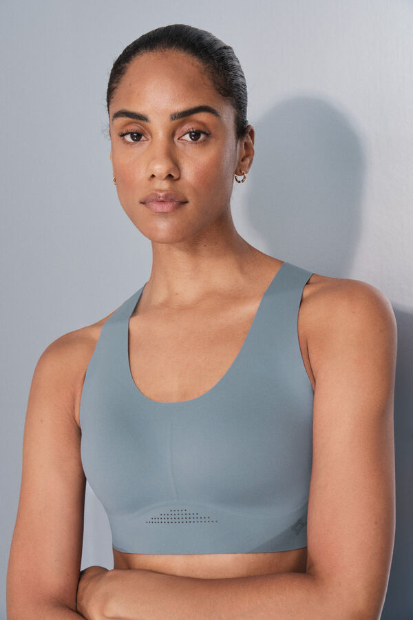 Dash and Stars Sujetador deportivo COMPRESSIVE azul azul