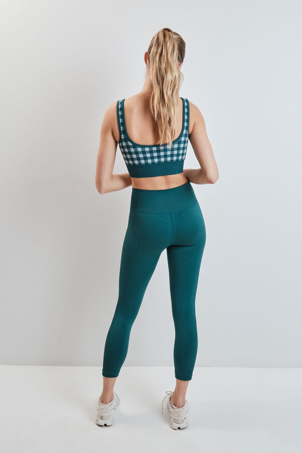 Dash and Stars Plave SEAMLESS COMFORT helanke do listova blue