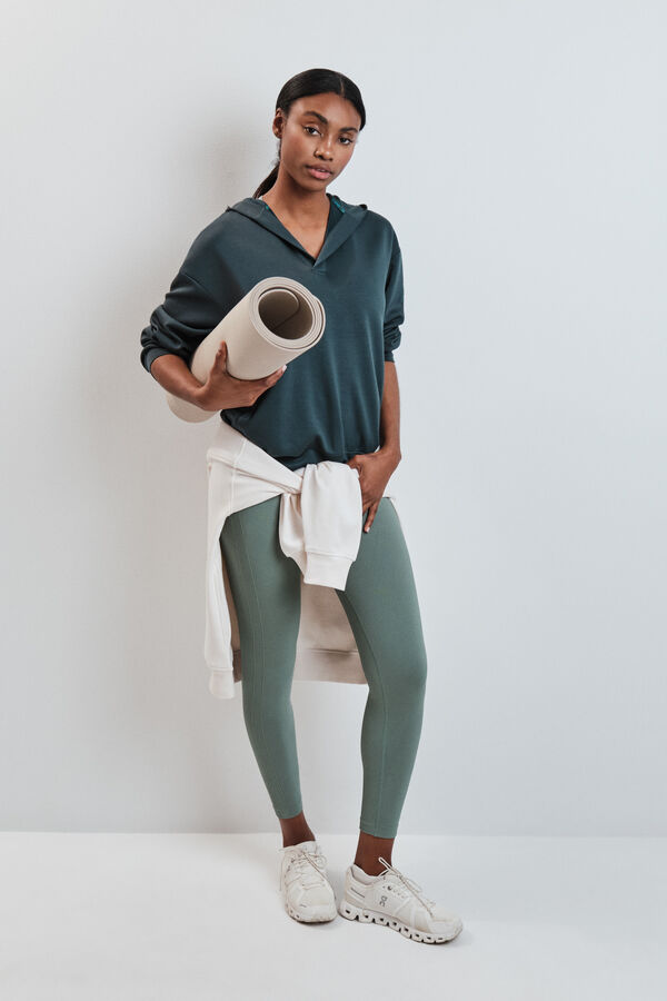 Dash and Stars Zelene duge helanke SEAMLESS COMFORT green