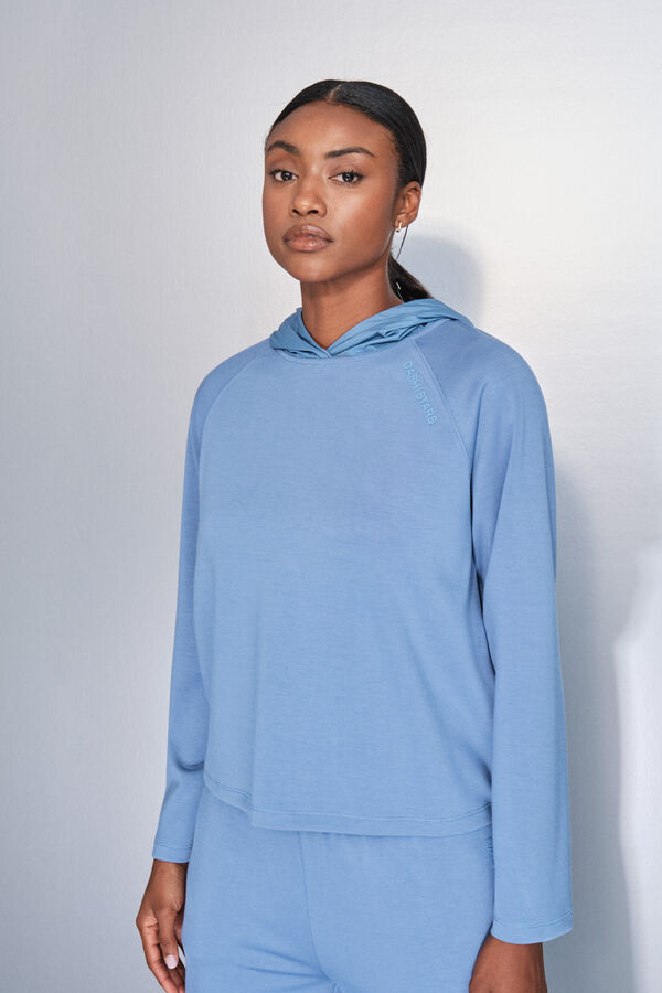 Dash and Stars Plava mekana duks blue