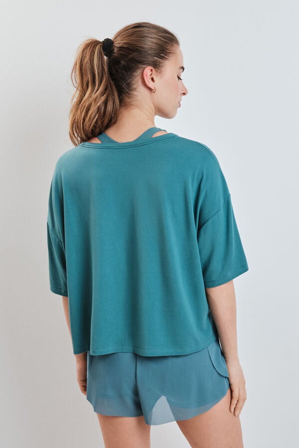 Dash and Stars Zelena ekstra mekana majica kratkih rukava green