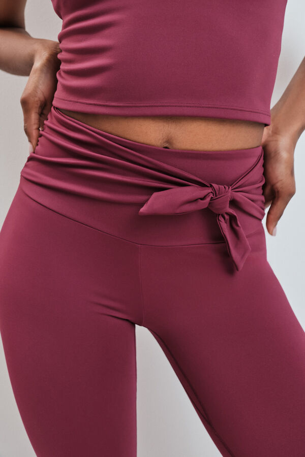 Dash and Stars Granatne duge helanke SOFT MOVE red