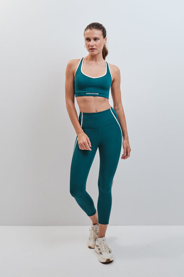 Dash and Stars Zelene helanke 4D STRETCH do listova green