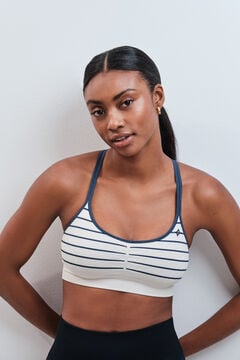 Dash and Stars Plavi sportski grudnjak SEAMLESS COMFORT