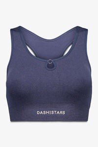 Dash and Stars BESAVNI UDOBNI plavi sportski grudnjak