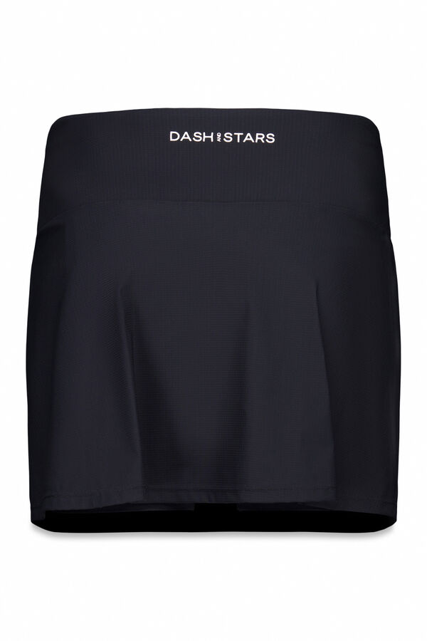 Dash and Stars Crna mikrofiber suknja sa mrežastom postavom black