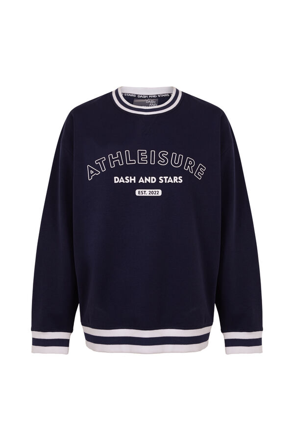 Dash and Stars Plavi flisani koledž duks blue