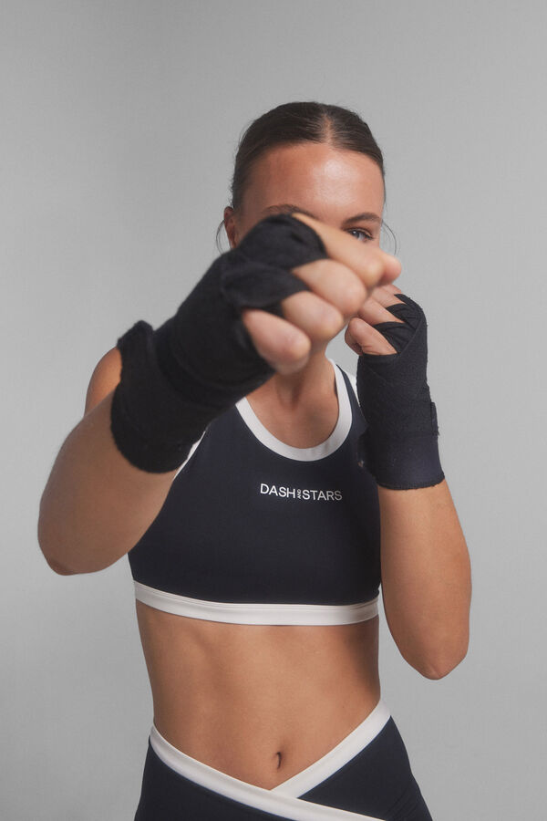 Dash and Stars Crni sportski grudnjak 4D STRETCH black