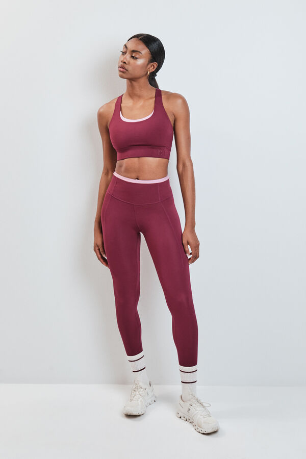 Dash and Stars Bordo 4D STRETCH helanke red