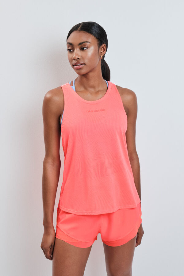 Dash and Stars Crvena majica sa halter izrezom red