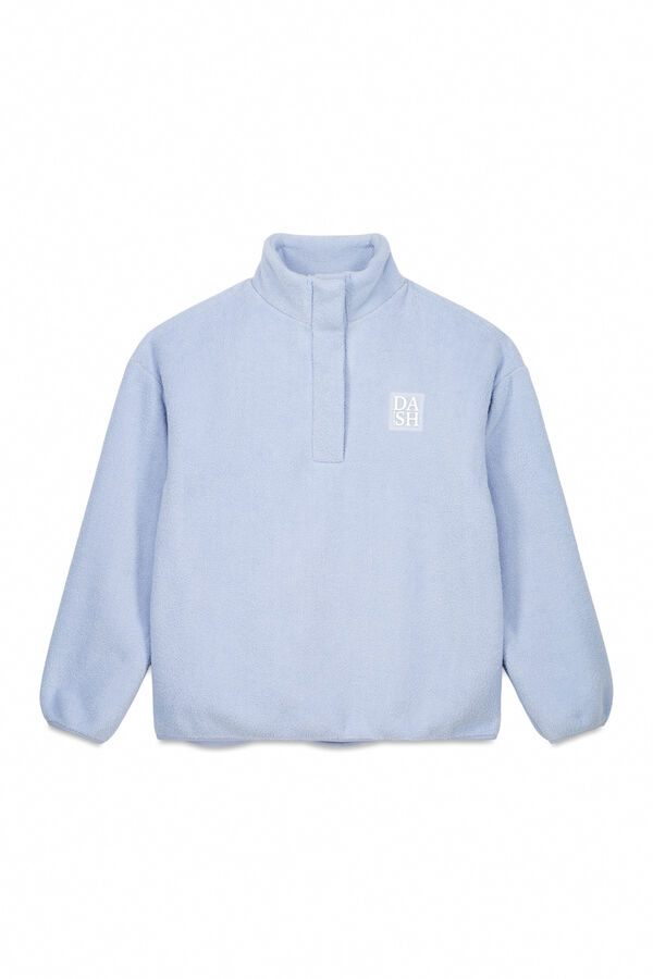 Dash and Stars Bebi plava flis rajsfer&scaron;lus sa duks blue