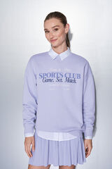 Dash and Stars 100% pamučna plišana duks lila boje pink