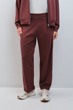 Dash and Stars Bordo duge pantalone barrel kroja mekog dodira