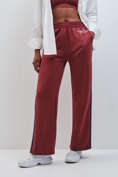 Dash and Stars Bordo duge &scaron;iroke pantalone mekog dodira