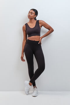 Dash and Stars Crne duge helanke SEAMLESS COMFORT