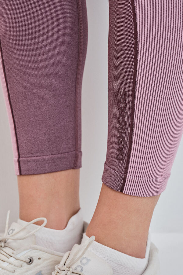 Dash and Stars Roze udobne skraćene helanke bez &scaron;ava pink
