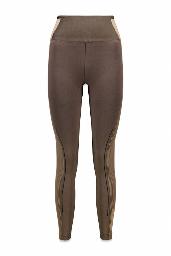 Dash and Stars Brown SEAMLESS COMFORT long leggings brown