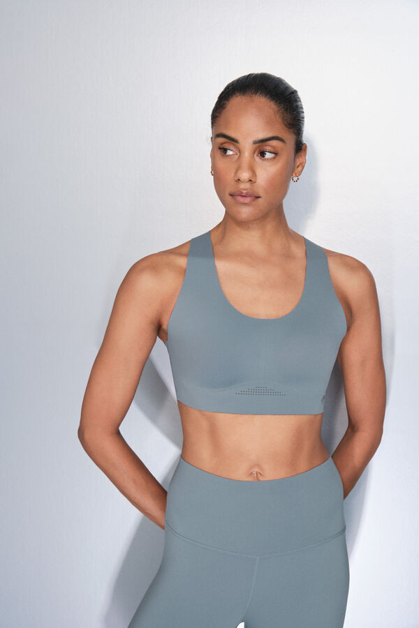 Dash and Stars Sujetador deportivo COMPRESSIVE azul azul