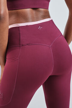Dash and Stars Bordo 4D STRETCH capri tajice