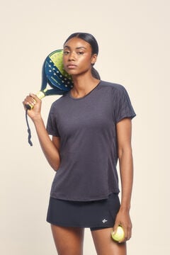 Dash and Stars Vrlo lagana crna majica 