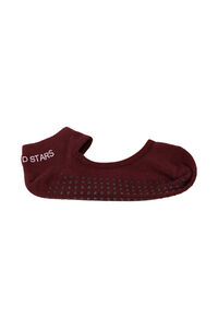 Dash and Stars Bordo pamučne čarape za baletanke