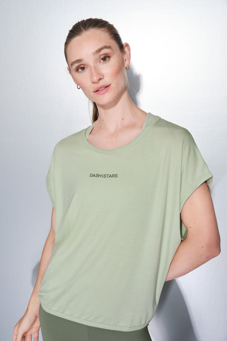 Camiseta tejido extra suave verde