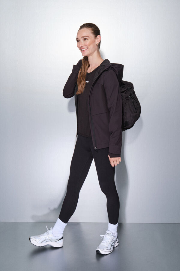 Dash and Stars Legging push up preta SEAMLESS FIT preto