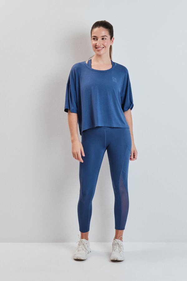 Dash and Stars Plava vrlo mekana majica kratkih rukava blue