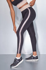 Dash and Stars 4D STRETCH fekete &aacute;llatmint&aacute;s leggings fekete