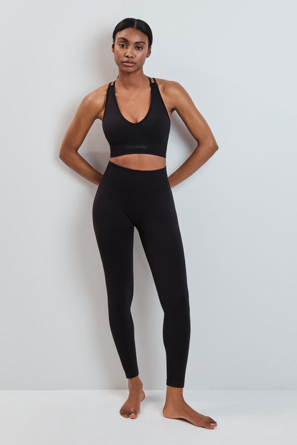 Dash and Stars Sutien sportiv negru SEAMLESS COMFORT black