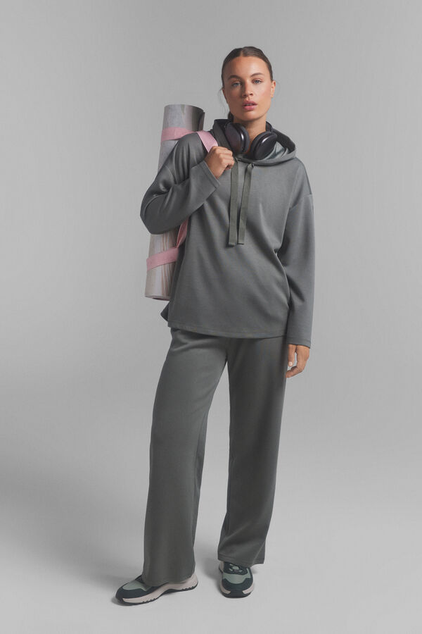 Dash and Stars Mekana kaki dukserica sa kapuljačom. beige