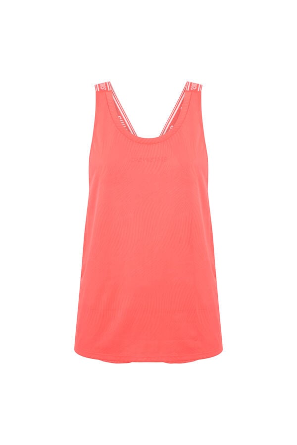Dash and Stars Crvena majica sa halter izrezom red