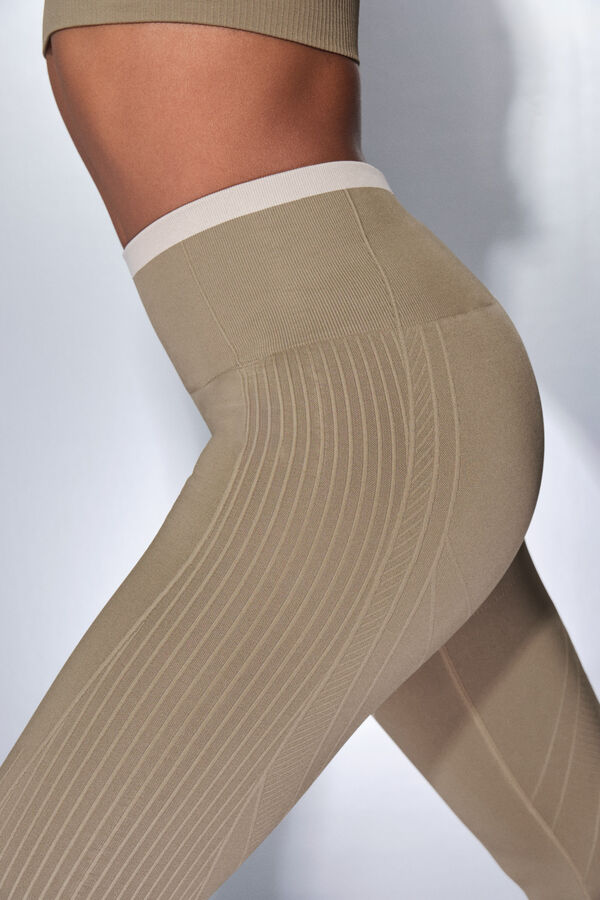 Dash and Stars Be&scaron;avne udobne duge kaki helanke green