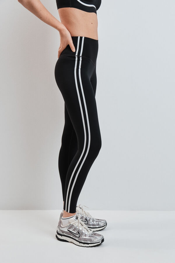 Dash and Stars Fekete COMPRESSIVE hossz&uacute; leggings fekete