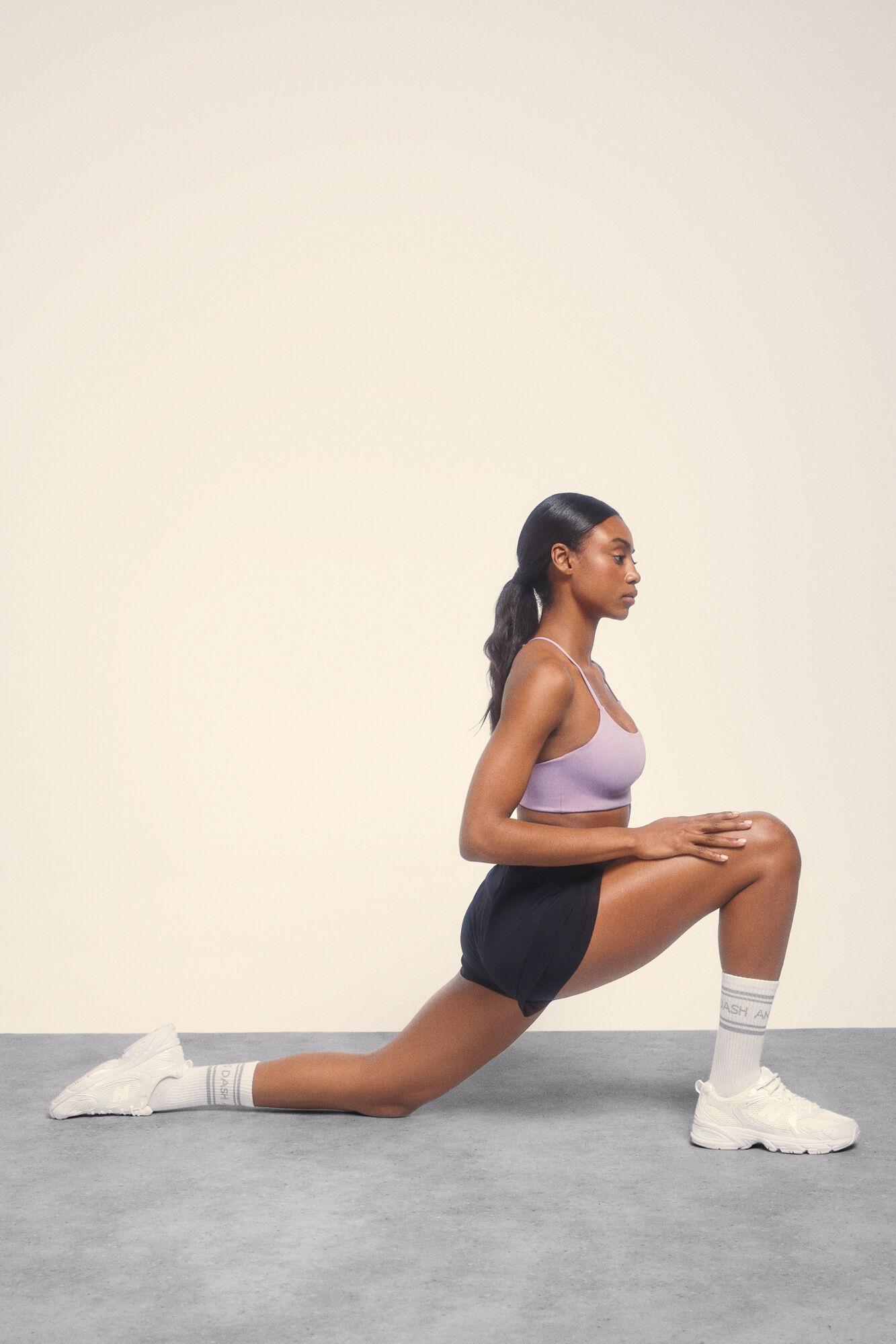 Dash and Stars Ultra light black mesh short