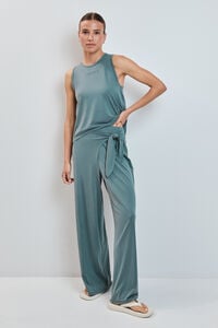 Dash and Stars Zelene duge palazzo pantalone mekane na dodir
