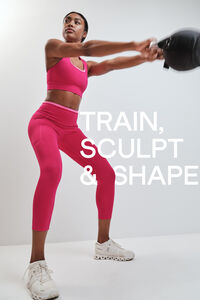 Dash and Stars Roze skraćene 4D STRETCH helanke